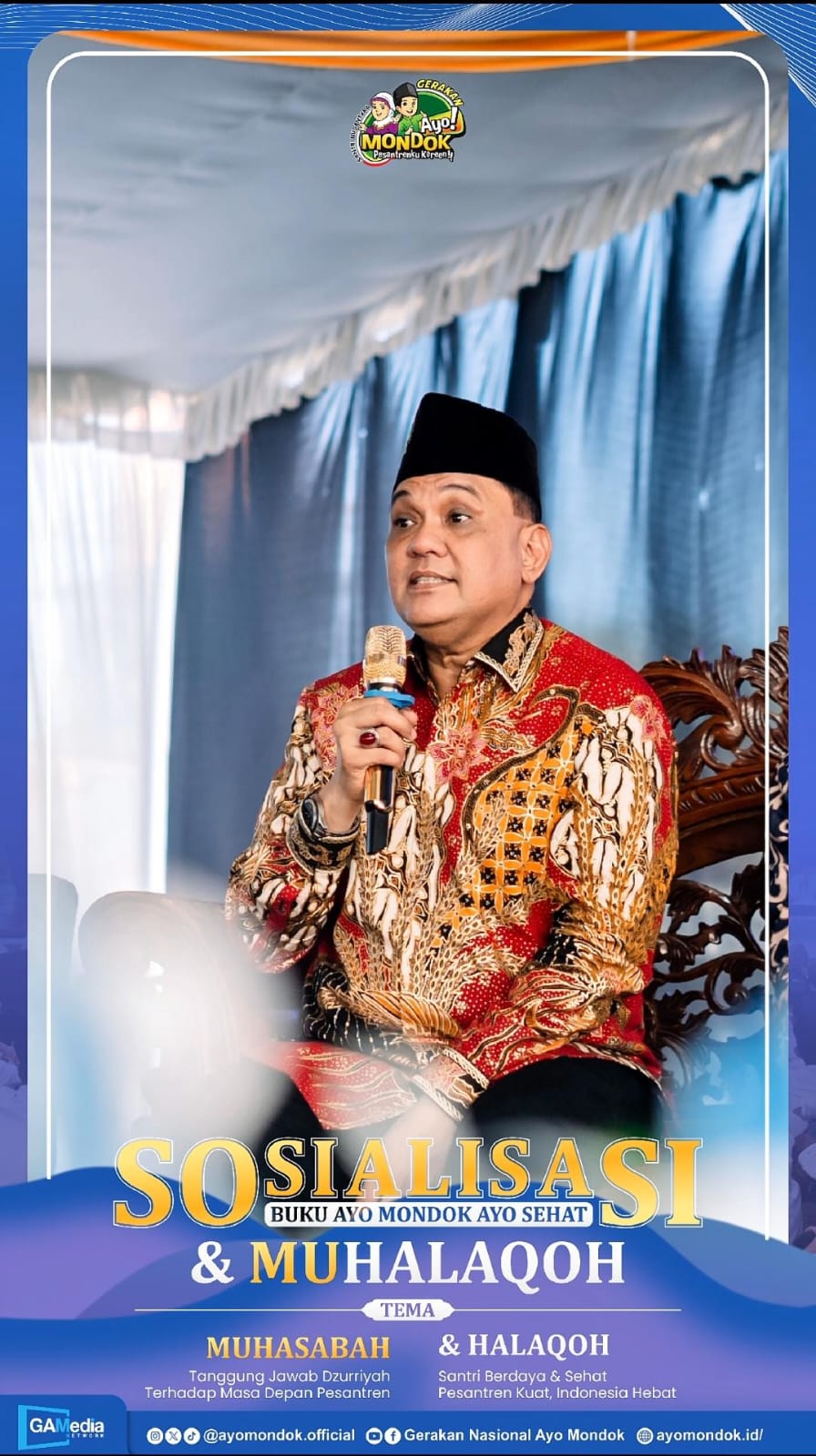 Gerakan Ayo Mondok Dorong Penguatan Kesehatan Santri melalui Buku Saku Kesehatan Pesantren